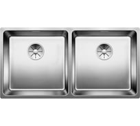 Мойка BLANCO ANDANO 400 400 U нержавеющая сталь, зеркальная полировка, c отводной арматурой InFino 522987