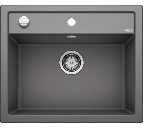 Мойка BLANCO DALAGO 6 SILGRANIT тёмная скала, с клапаном автоматом 518850
