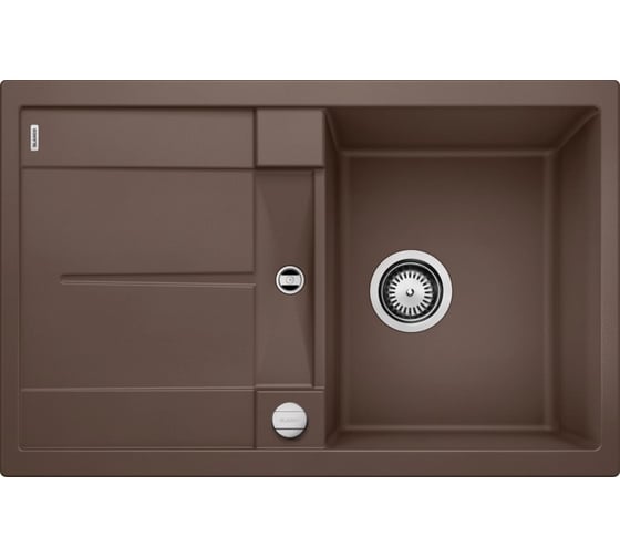 Мойка BLANCO METRA 45 S SILGRANIT кофе, с клапаном автоматом 515038