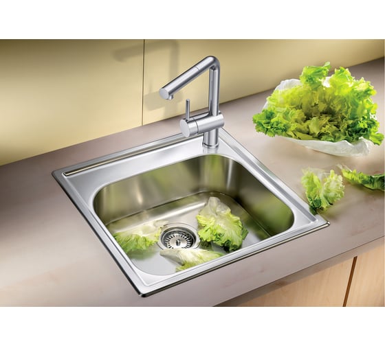 Мойка BLANCO LIVIT 45 нержавеющая сталь, полированная, без клапана автомата 514785