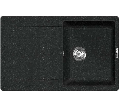 Кухонная мойка LAVA L.4 BASALT чёрный L4.BAS