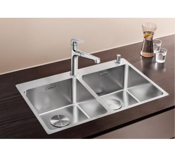 Мойка BLANCO ANDANO 340 340 IF A нержавеющая сталь, зеркальная полировка с клапаном автомат InFino 522997