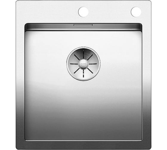 Мойка BLANCO CLARON 400 IF A нержавеющая сталь Durinox с отводной арматурой InFino 523392