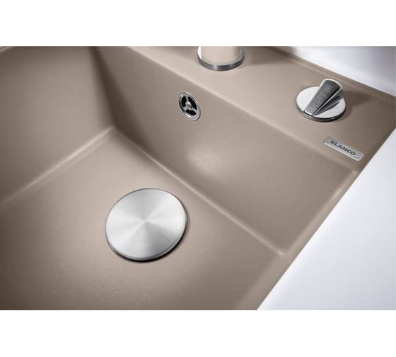 Мойка BLANCO DALAGO 45 SILGRANIT жемчужный с клапаном автоматом 520543