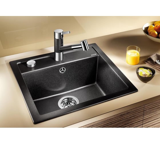 Мойка BLANCO DALAGO 5 SILGRANIT PuraDur кофе с клапаном автоматом 518529