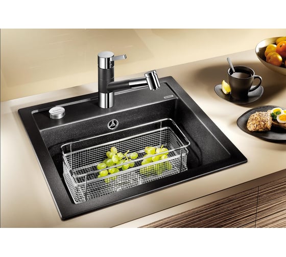 Мойка BLANCO DALAGO 5 SILGRANIT PuraDur кофе с клапаном автоматом 518529