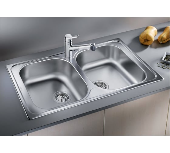 Мойка BLANCO TIPO 8 Compact нержавеющая сталь матовая 513459