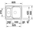 Мойка BLANCO TIPO 6 Basic нержавеющая сталь матовая 514813 2