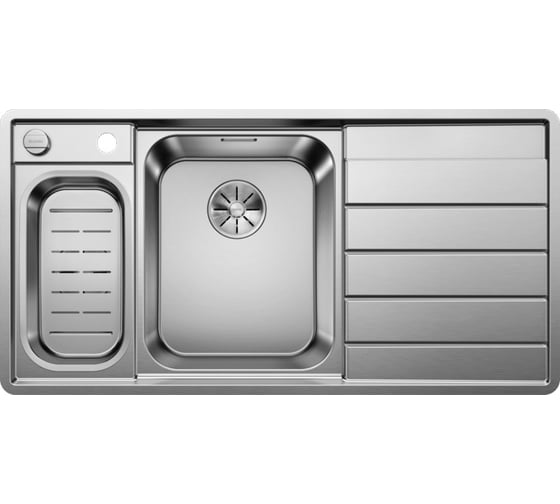 Мойка BLANCO AXIS III 6S IF чаша слева нержавеющая сталь, зеркальная полировка 522105 1