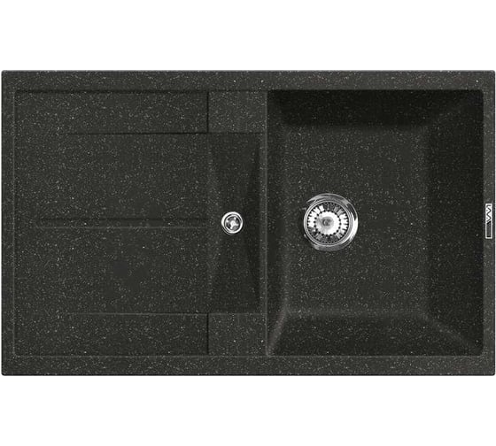 Кухонная мойка LAVA L.6 BASALT чёрный L6.BAS 1