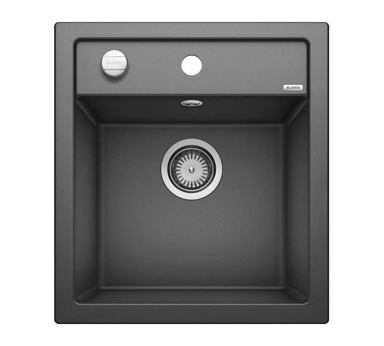 Мойка BLANCO DALAGO 45 SILGRANIT антрацит, с клапаном автоматом 517156 1
