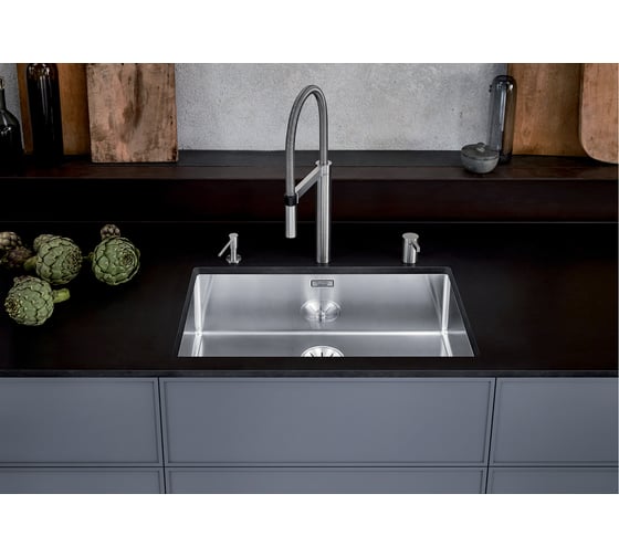 Мойка BLANCO CLARON 700 U нержавеющая сталь, зеркальная полировка 521581