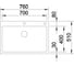 Мойка BLANCO CLARON 700 IF A нержавеющая сталь Durinox, с отводной арматурой InFino 523394 6