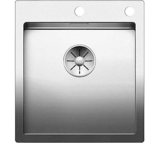 Мойка BLANCO CLARON 400 IF А нержавеющая сталь, зеркальная полировка, с клапаном автомат 521632 1