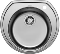 Мойка BLANCO RONDOVAL нержавеющая сталь, декор 513314