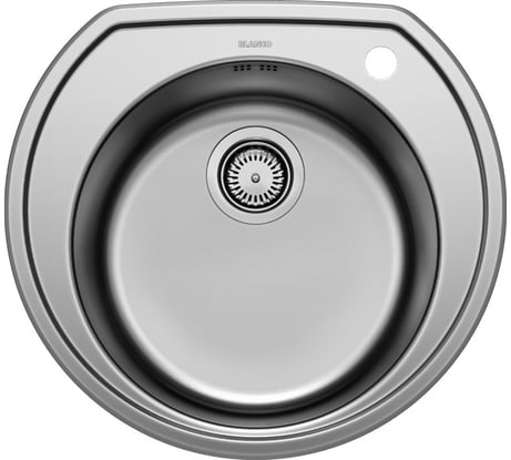 Мойка BLANCO RONDOVAL нержавеющая сталь, декор 513314
