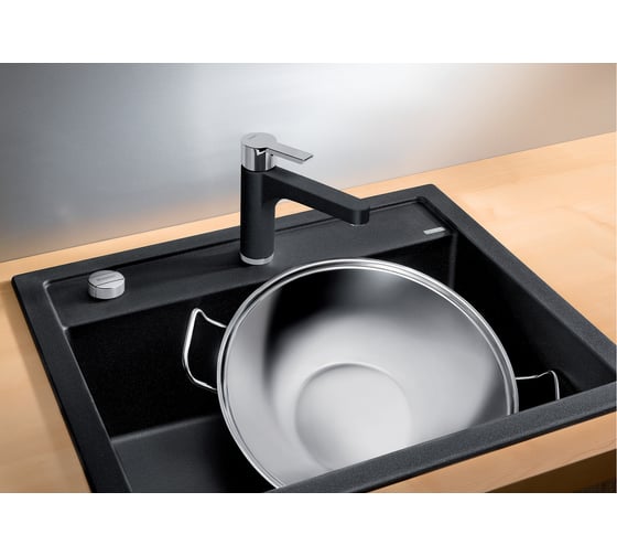 Мойка BLANCO DALAGO 6 SILGRANIT антрацит, с клапаном автоматом 514197