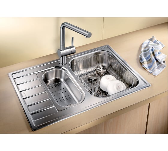 Мойка BLANCO LIIVIT 6 S Compact нержавеющая сталь, полированная 515117