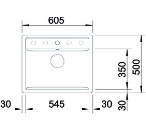 Мойка BLANCO DALAGO 6 F Silgranit PuraDur белый с клапаном автоматом 514771