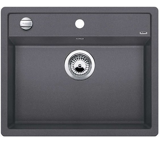 Мойка BLANCO DALAGO 6 F Silgranit PuraDur темная скала с клапаном автоматом 518851 1