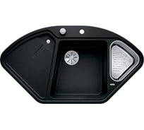 Мойка BLANCO DELTA II SILGRANIT антрацит с клапаном автоматом 523656