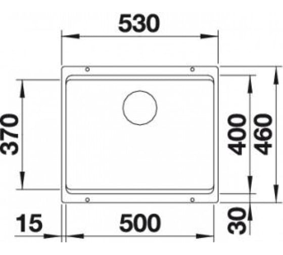 Мойка BLANCO ETAGON 500 U антрацит 522227