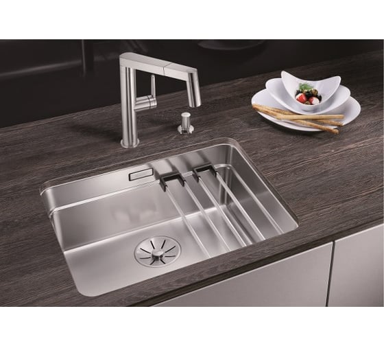 Мойка BLANCO ETAGON 500 U нержавеющая сталь. зеркальная полировка 521841