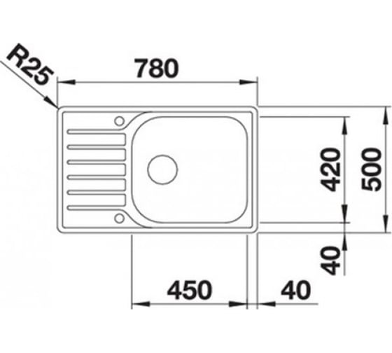 Мойка BLANCO LANTOS XL 6S IF Compact нержавеющая сталь полированная c клапаном автоматом 523140