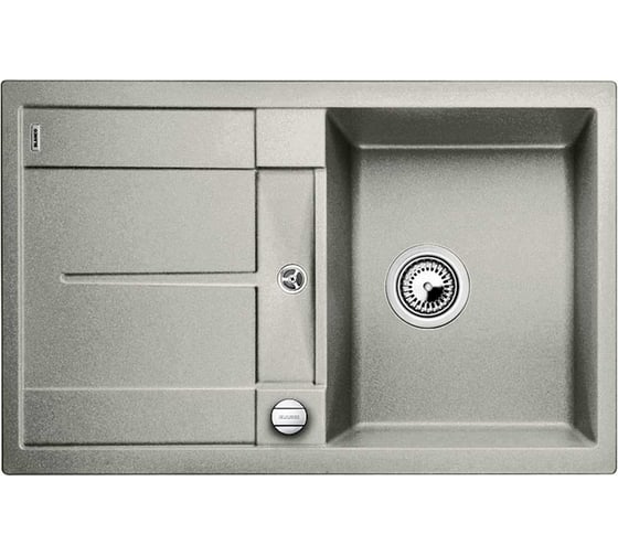 Мойка BLANCO METRA 45 S SILGRANIT жемчужный с клапаном автоматом 520566 1