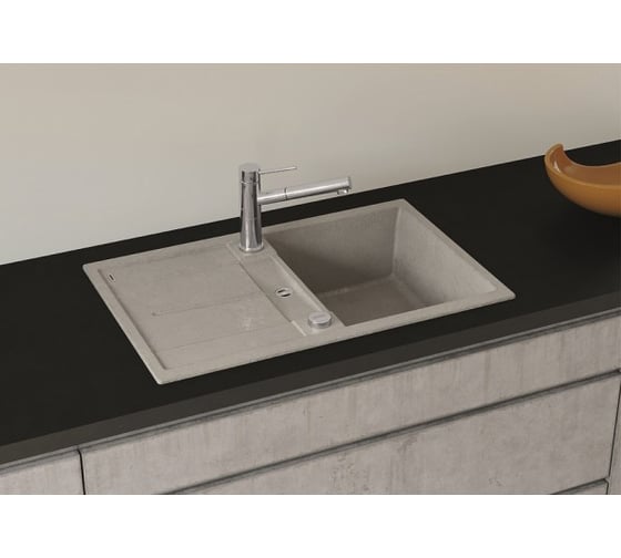 Мойка BLANCO METRA 45 S SILGRANIT белый с клапаном автоматом 513028