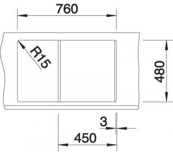 Мойка BLANCO METRA 45 S SILGRANIT белый с клапаном автоматом 513028