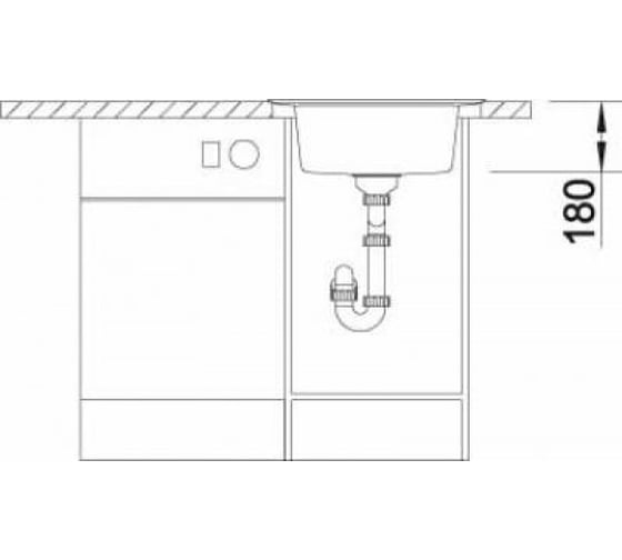 Мойка BLANCO RONDOVAL 45 SILGRANIT жасмин 515672