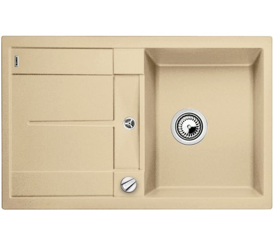 Мойка BLANCO METRA 45 S SILGRANIT шампань с клапаном автоматом 513932 1