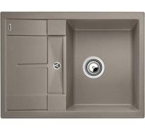 Мойка BLANCO METRA 45S Compact SILGRANIT серый беж с клапаном автоматом 519580