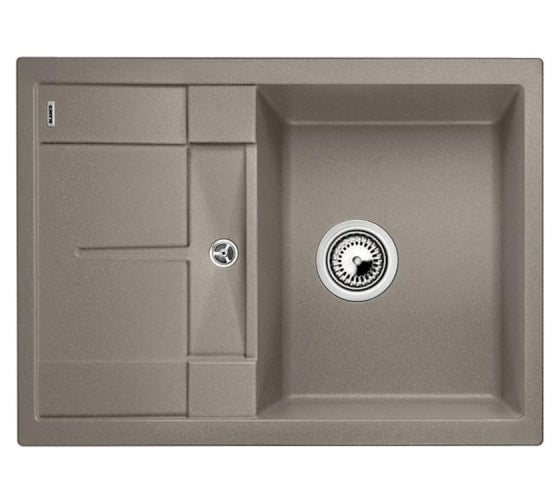 Мойка BLANCO METRA 45S Compact SILGRANIT серый беж с клапаном автоматом 519580 1