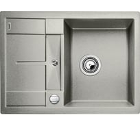 Мойка BLANCO METRA 45S Compact SILGRANIT жемчужный с клапаном автоматом 520570