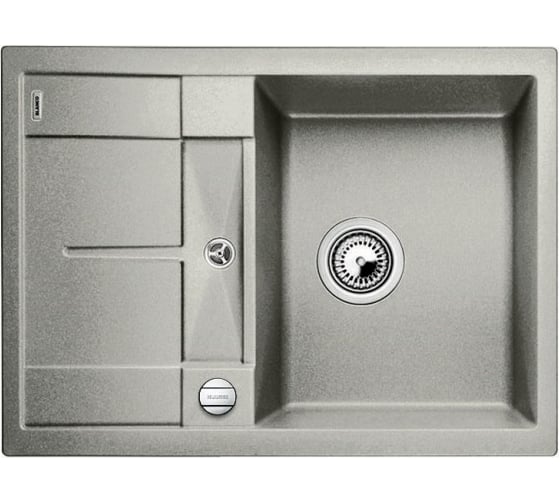 Мойка BLANCO METRA 45S Compact SILGRANIT жемчужный с клапаном автоматом 520570 1