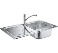 Мойка из нержавеющей стали Grohe K300 45 -S 1.0 31563 и смеситель для мойки Eurosmart 31565SD0