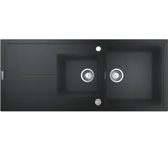 Композитная мойка Grohe K400 80-C 116/50 1.5 с 1.5 чашей и крылом, оборачиваемая 31643AP0