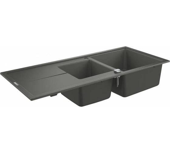 Композитная мойка Grohe K400 80-C 116/50 1.5 с 1.5 чашей и крылом, оборачиваемая 31643AT0