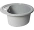 Кухонная мойка Grantop Ronda круглая, 450x180 мм, серый GT1145GR 7