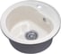 Кухонная мойка Grantop Ronda круглая, 450x180 мм, серый песок GT1145SG 2