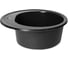 Кухонная мойка Grantop Ronda круглая, 500x180 мм, черный GT1150BL 6