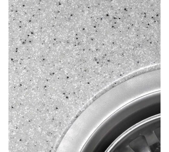 Кухонная мойка Grantop Elipse овальная, 570x465 мм, серый GT1250GR