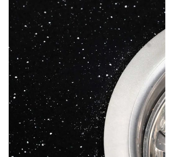 Кухонная мойка Grantop Geos прямоугольная, 560x500 мм, черный GT1356BL