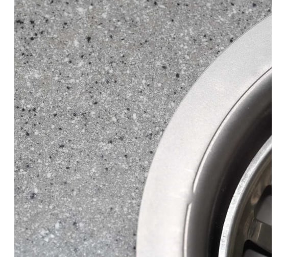 Кухонная мойка Grantop Geos прямоугольная, 560x500 мм, серый GT1356GR