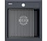 Мойка Paulmark STEPIA 45, IT-GRANIT + ролл-мат STEP брашированная нержавеющая сталь PM114651-AN+R375-BS 1