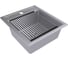 Мойка Paulmark STEPIA 45, IT-GRANIT + ролл-мат STEP брашированная нержавеющая сталь PM114651-GRM+R375-BS 2