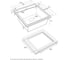 Мойка Paulmark STEPIA 50, IT-GRANIT + ролл-мат STEP брашированная нержавеющая сталь PM115051-BLM+R375-BS 4