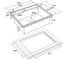 Мойка Paulmark STEPIA 60, IT-GRANIT + ролл-мат STEP брашированная нержавеющая сталь PM115951-GRM+R375-BS 4